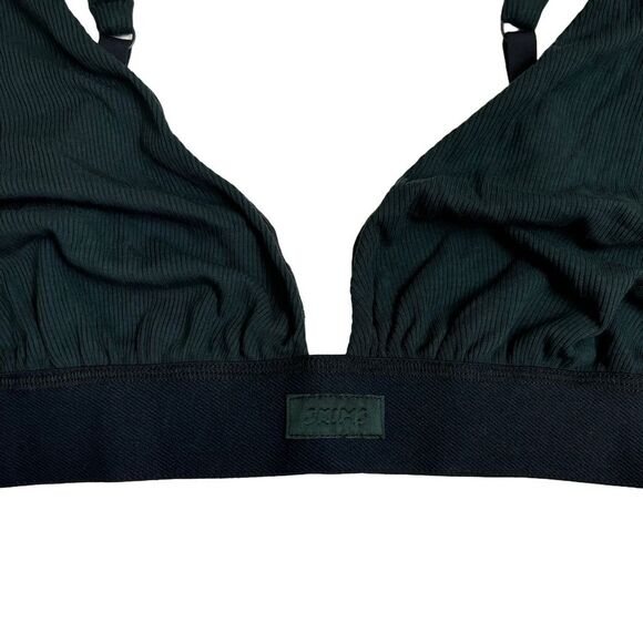 Skims Soft Lounge Plunge Bralette - Cypress - 4x - Picture 3 of 6